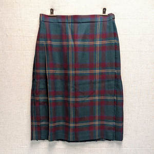 Jupe Kilt Maxi en Laine à Carreaux Tartan MacKenzie pour Femme avec Boucle en Cuir 2026 - Product Image 1