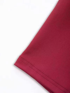 Conjunto de pantalones cortos deportivos personalizados OEM para hombre, manga corta, anti-UV, cuello redondo, 2 piezas, conjunto deportivo transpirable, camiseta y pantalones cortos. - Product Image 4