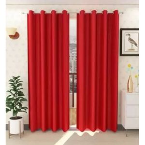 Cortina de Ventana de Poliéster de Lujo de 122 x 274 cm, Estampada, Plisada, Estilo Moderno, con Ojales, Opaca, Lista para Usar en Hogares y Hoteles - Product Image 2