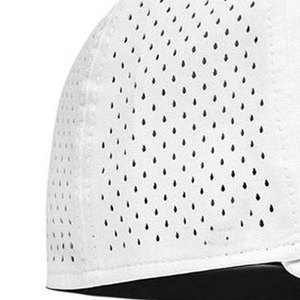 Casquette de sport en polyester respirant à séchage rapide, personnalisée de haute qualité, perforée au laser, réglable, avec fermeture snapback, fabriquée au Pakistan - Product Image 6
