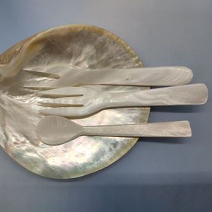 Cuchara Ecológica Hecha a Mano con Concha Natural, Vajilla para Hoteles, Restaurantes, Fabricante OEM - Product Image 3