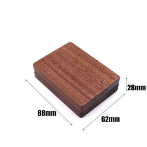 Best Selling Portable Wooden <b>Ring</b> Holder Case with Soft Interior for <b>Proposal</b> Wedding and Travel Protection Available For Sale - Product Image 2