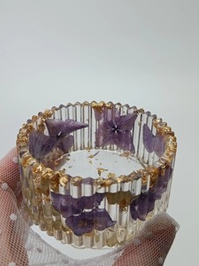 Caja de Resina Floral Personalizada Premium, Caja de Joyería Decorativa Hecha a Mano, Organizador de Almacenamiento de Joyas, Pequeño Regalo de Joyería de Resina - Product Image 5