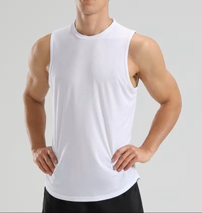 Débardeur de sport pour homme, séchage rapide, respirant, écologique, 100 % coton, fitness, course à pied, mode, décontracté, ultra-léger - Product Image 1