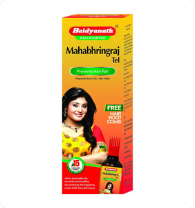 Ayurvedic mahabhringraj tel herbal Plant Extract liquid <b>wild</b> cosmetic grade bottle nourishing scalp <b>oil</b> natural <b>hair</b> <b>growth</b> - Product Image 1
