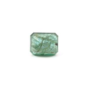 Lab-Created Zambian Emerald 13.7 Ct Loose Gemstone Emerald Cut 8x10mm for Fine Jewelry - Product Image 2