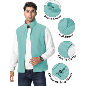 Drain Sports Mens Sleeveless Breathable Fleece Jacket Custom Logo Body <b>Warmer</b> Winter Supplier Pakistan OEM Export Worldwide - Product Image 4
