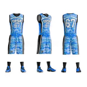 Nuevo Diseño de Uniforme de Baloncesto Personalizado, Jersey y Pantalones Cortos de Malla Retro con Logotipo Estampado por Transferencia de Calor - Product Image 1