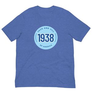 Camiseta de manga corta para mujer Jack and Jill Blues 1938, ligera, transpirable, con cuello redondo, informal, con estampado gráfico, para verano y uso diario - Product Image 1