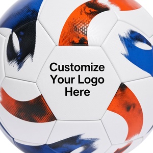 High Quality Soccer <b>Ball</b> Size 5 White Blue Red Durable <b>Training</b> <b>Ball</b> 32 Panel Hand Sewn Carton Box Packing - Product Image 2