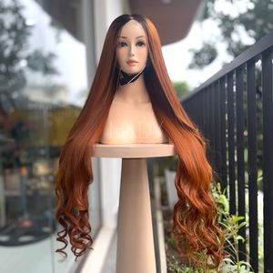 Perruque entièrement en dentelle de haute qualité, cheveux fins de bébé, texture ondulée, couleur naturelle, perruques en cheveux humains vietnamiens - Product Image 3