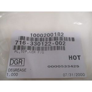 LAM 716-330122-002 PL, TOP, CERAMIC F/G, 107115 - Equipo y Piezas de Semiconductores de Confianza de Trusted Global Legacy - Product Image 3