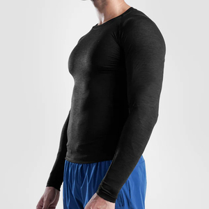 Custom Men Compression Shirt <b>Long</b> <b>Sleeve</b> Gym Fitness Tight Sportswear Quick Dry Breathable Workout <b>Base</b> <b>Layer</b> T-Shirt - Product Image 5