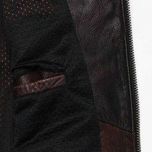 Veste en cuir de moto décontractée pour homme, toutes tailles, couleurs disponibles, veste de moto professionnelle en cuir véritable, veste d'hiver pour motard - Product Image 6