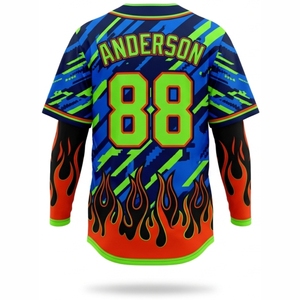 Uniforme de Béisbol Sublimado Personalizado 2026 para Jóvenes, Jersey de Béisbol OEM de Buena Calidad para Hombres - Product Image 2
