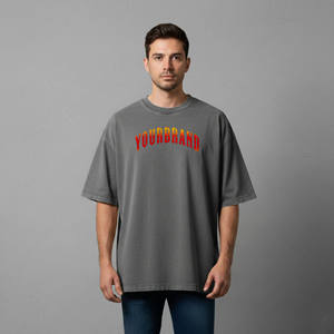 Envío gratis, entrega rápida, camiseta de hombre de gran tamaño, 320 g/m², lavado ácido, estilo vintage, camiseta básica para hombre - Product Image 1