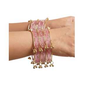 OEM Service Women Jewelry Sets Wedding Party Wear Kashmiri <b>Bangles</b> Sets Multi Colors Custom Sizes Kashmiri <b>Bangles</b> Churiyan Set - Product Image 1