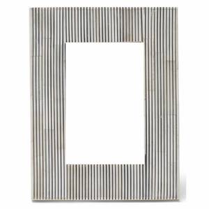 New Arrival Gray Bone Inlay Photo Frame for Desk Decorative Frame for Wall & Tabletop-Ideal for Living Room Office Table Decor - Product Image 2