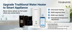 Módulo Controlador de Temperatura WiFi IoT de Plástico con Pantalla TFT para Calentador de Agua Eléctrico, Termostato Inteligente para Hogar y Hotel - Product Image 4