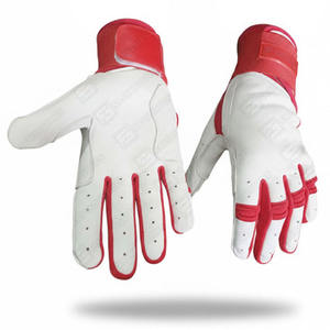 Gants de frappe de baseball professionnels robustes et personnalisés pour jeunes et adultes, avec une forte adhérence, un long poignet, en cuir confortable et légers - Product Image 1