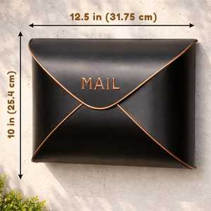 Contemporary White Finished Architectural Letter <b>Box</b> <b>for</b> Home Entryway <b>Wall</b> mounted letter <b>box</b> - Product Image 4