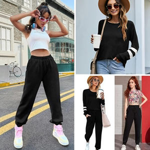 Conjunto Deportivo de 2 Piezas para Mujer, Estampado, Ligero, Cortavientos, con Pantalones Jogger de Manga Larga con Cierre y Bolsillos - Product Image 6