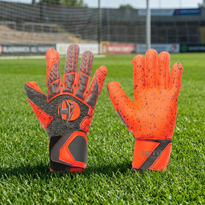 Direct Factory Supplier Goalkeeper Gloves With 4mm German Latex Football Soccer Goalkeeper Gloves Top Quality Gloves - Product Image 4