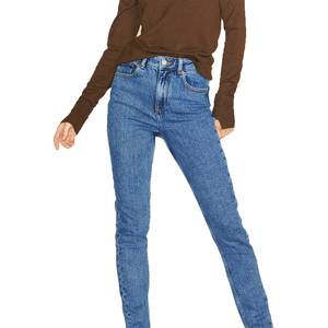 2026 <b>Women's</b> Denim Trendy Custom Logo <b>Jeans</b> Business Slim Fit High Quality Comfortable Men's Cotton Pants Ripped Plus Size - Product Image 1