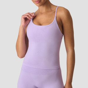<b>Ladies</b> Outdoor Casual Training Running Wear Compression Body Fit <b>Tank</b> <b>Top</b> Wholesale Fitness New Arrival Gym Clothes - Product Image 1