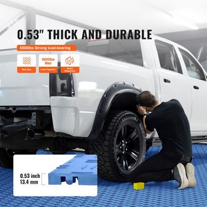 Piastrelle Incastrabili per Garage 12 X 12 X 0,53 Pollici, Confezione da 50, Antiscivolo con Texture Bifacciale, Rivestimento per Pavimenti di Garage, Accessori per Pavimentazione - Product Image 2