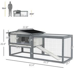 Luxury Small Animal Pet Cage Custom Plastic Playpen Breeding Cage for Birds <b>Cats</b> Dogs Chicken and Rabbit <b>Boxed</b> - Product Image 2