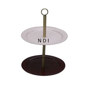 ขาตั้งเค้กโลหะพับได้แบบพกพา สินค้าขายดีสำหรับโรงแรม ร้านอาหาร ของตกแต่งโต๊ะอาหาร ขาตั้งโชว์เค้ก - Product Image 6