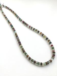 Cuentas facetadas de gemas naturales mixtas, 1 hebra, naturales, para la elaboración de joyería fina, collar de piedras preciosas - Product Image 6