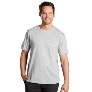 Men's O-Neck <b>Collar</b> <b>T</b>-<b>Shirt</b> 100% Cotton Anti-Wrinkle Breathable Quick Dry Eco-Friendly Custom Logo Blank Design Solid Oversized - Product Image 5