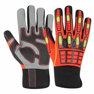 ถุงมือทำงานอมาราหนังสังเคราะห์คุณภาพสูง ทนทานต่อการเสียดสี ป้องกันมือสำหรับงานอุตสาหกรรม ถุงมือ TPR - Product Image 6