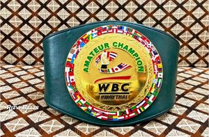 เข็มขัดแชมป์ WBC MMA สำหรับมือสมัครเล่น ทำจากโลหะผสมสังกะสี น้ำหนักเบา ทรงสูง เหมาะสำหรับผู้ใหญ่ทั้งชายและหญิง - Product Image 1