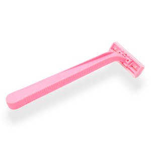 Maquinilla de afeitar de doble hoja para mujer de la mejor calidad de Vietnam para cara y cuerpo, hoja de acero inoxidable con mango de plástico, tira lubricante - Product Image 2