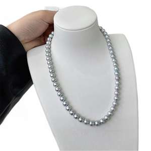 สร้อยคอไข่มุกน้ำจืดแท้ เงินแท้ S925 พร้อมสร้อยเมลอนซีด ไข่มุกเกรด AAAA ดีไซน์หรูหรา จากผู้ผลิตโดยตรง - Product Image 5