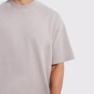 T-shirt 100% coton pour homme, coupe ample, imprimé, t-shirt uni, t-shirt oversize, vente en gros, prix bas, t-shirts pour homme - Product Image 3