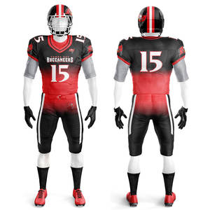 Uniformes de Fútbol Americano Juveniles Personalizados Premium, Completamente Bordados en Tela Twill y Sublimados - Product Image 4