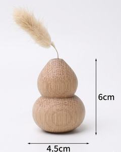 Maceta Cuadrada de Madera Hecha a Mano, Jardinera Cilíndrica de Madera Sólida, Maceta Moderna para Suculentas con Capacidad de 20L, Contenedor para Plantas de Mesa para el Hogar - Product Image 5