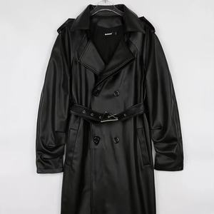 Wholesale 100% Genuine Leather Women Long Coat Trendy Classic Cowhide Jackets For Women's Sheepskin Winter Long Coats - Product Image 1