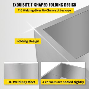 Pentola Industriale in Acciaio Inox 24x24x9.5 Pollici per Evaporazione Sciroppo d'Acero con Valvola di Bollitura - Product Image 4