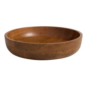 Tazón para Ensalada de Madera de Acacia con Borde Ondulado Hecho a Mano |   Frutero Grande Decorativo de Madera Natural |   Tazón Ecológico para Servir - Product Image 6