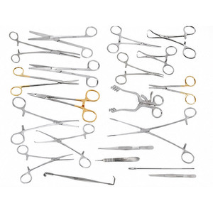 Juegos de Instrumentos Quirúrgicos de Acero Inoxidable de Alta Calidad, Herramientas Médicas Profesionales para Uso Hospitalario y Clínico, Reutilizables - Product Image 1