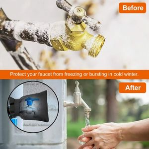 4 Pezzi Copertura Protettiva Invernale per Rubinetto da Giardino Esterno, Protezione Antigelo per Tubo Flessibile, Calze Protettive per Rubinetto da Campeggio per l'Inverno - Product Image 5