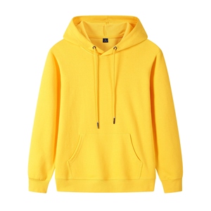 Sudadera con Capucha Negra Unisex, Corte Regular, Algodón French Terry, Informal, Otoñal, con Detalles Frontales en Algodón - Product Image 6