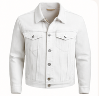 Vente en gros directe d'usine de haute qualité Vintage Y2K impression Denim veste personnalisée couleur bloc Patchwork Bomber mode pour hommes