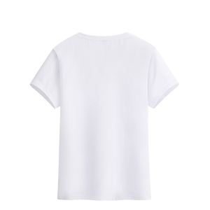 Men's <b>White</b> O-Neck Short Sleeve T-Shirt 100% Cotton Slim Fit Casual Knitted Jersey Solid Color Basic <b>Tee</b> - Product Image 3