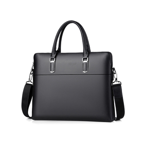 Sacs pour ordinateur portable en cuir véritable de la marque Saqi, service OEM ODM, prix de gros, design personnalisé, sac pour ordinateur portable sur mesure avec fermeture éclair - Product Image 1